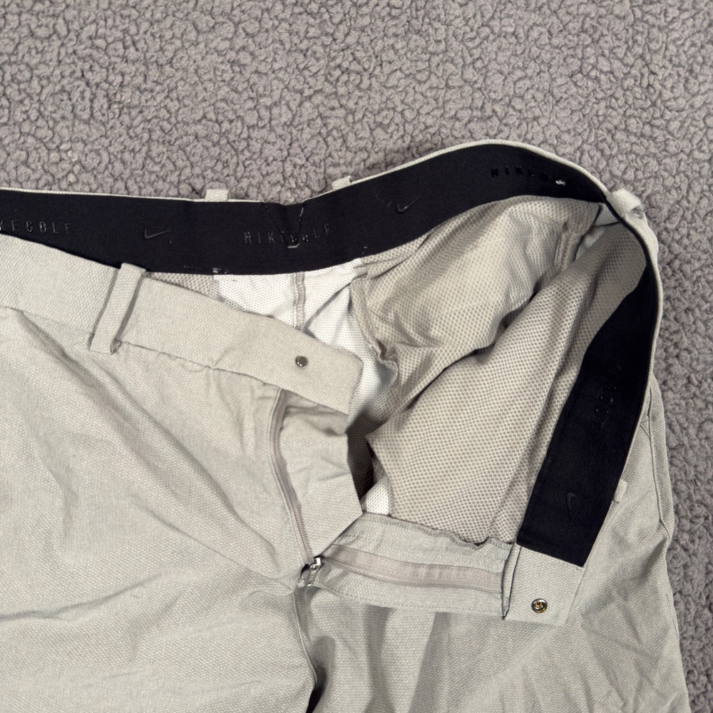 Nike Golf Dri-FIT Shorts Mens 38 Gray Performance Flat Front Stretch Polyester - Picture 4 of 13